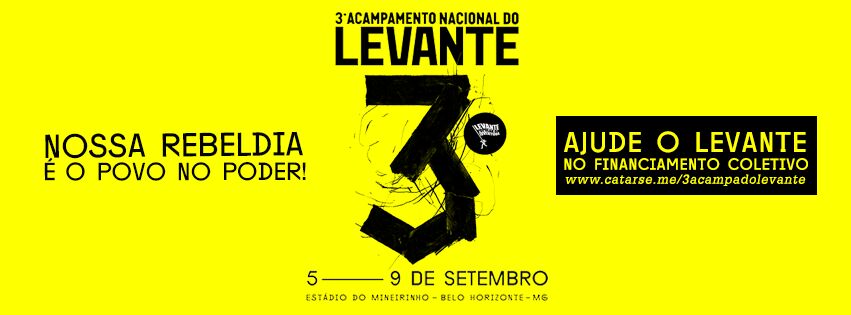 Read more about the article Com rebeldia, a juventude do Levante organiza terceira edição de seu Acampamento Nacional.