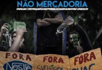 Transnacionais vem ao Brasil para privatizar águas brasileiras, nós denunciamos!