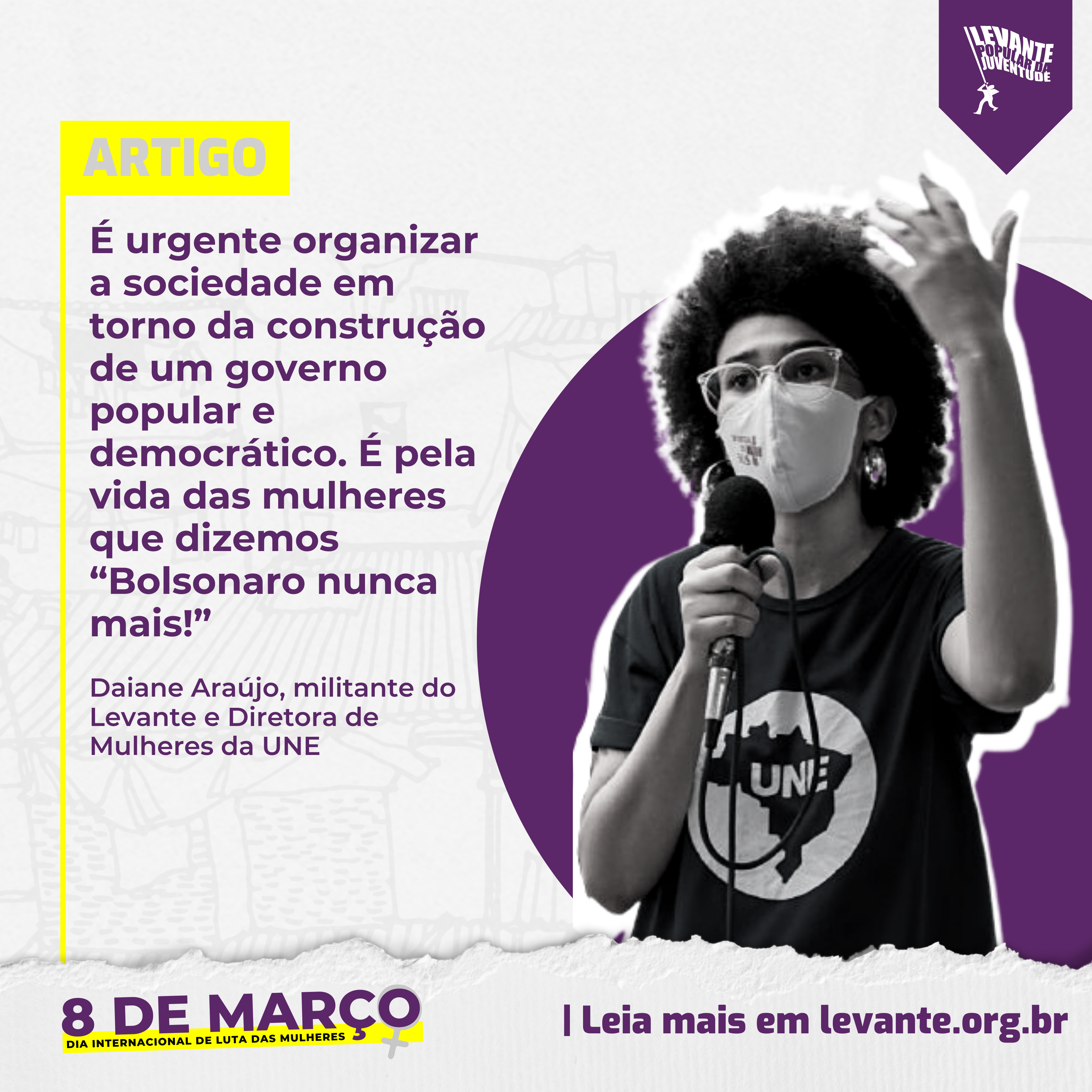 You are currently viewing Por um Brasil para as Brasileira: levante-se pela vida das mulheres!